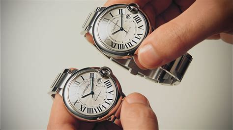 cartier fake vs real watch|cartier watch authenticity check.